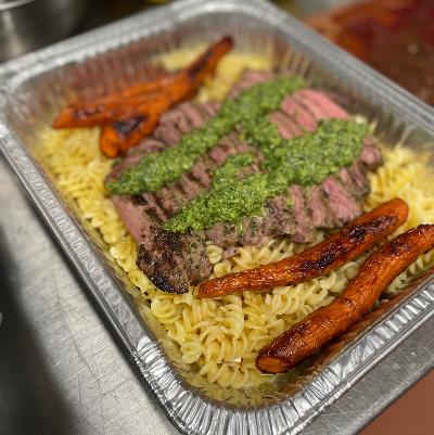 Image of Steak with Green Sauce